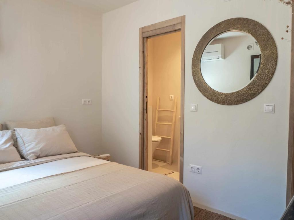 Posteľ alebo postele v izbe v ubytovaní CostaBlancaDreams Casa Capritxu in Benissa