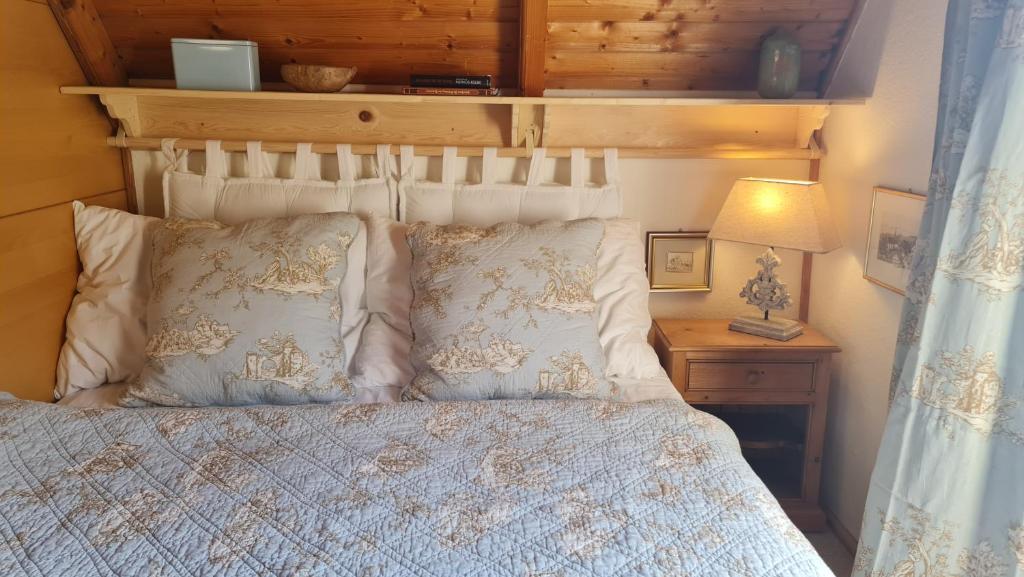 Postel nebo postele na pokoji v ubytování Mont Blanc Chalet