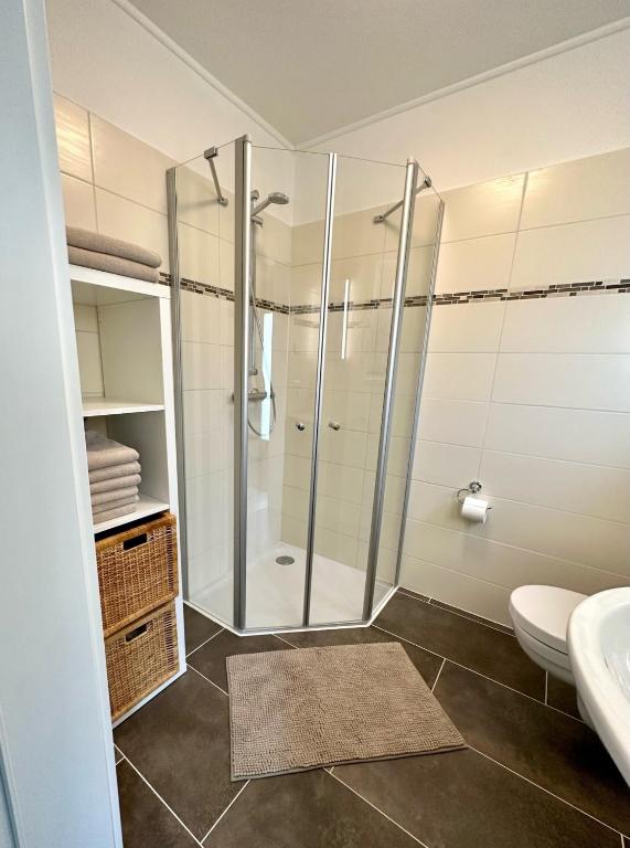 Koupelna v ubytování Ferienwohnung IDA