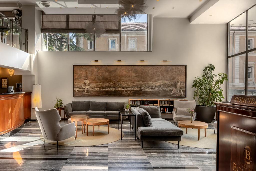 Posezení v ubytování Grand Hotel Bonavia