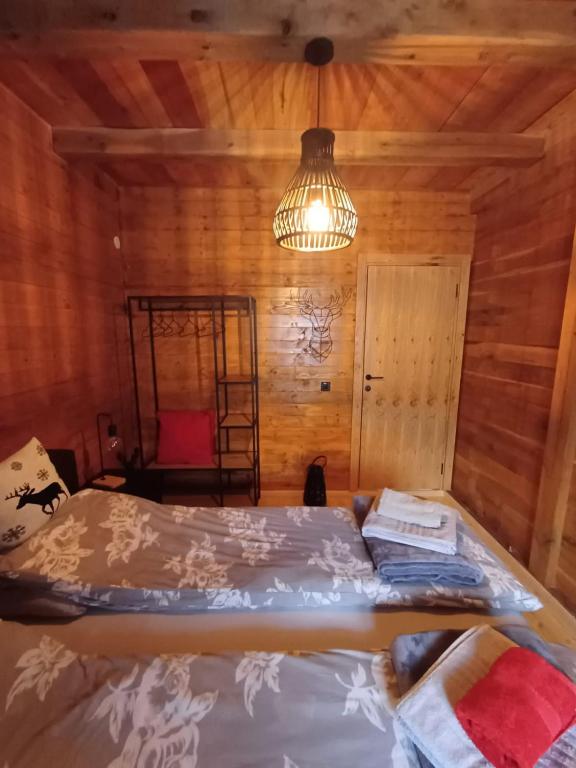 Postel nebo postele na pokoji v ubytování Drinska Dama