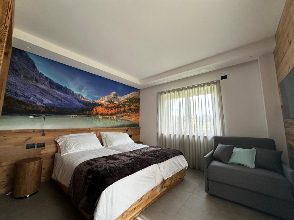 Postel nebo postele na pokoji v ubytování Origini Holidays
