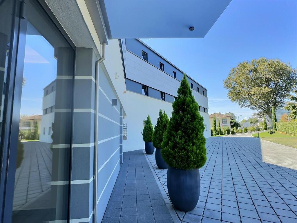 Zahrada ubytování Attica Résidences, Lausanne