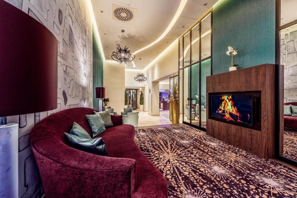 Khu vực ghế ngồi tại CityClass Hotel Alter Markt