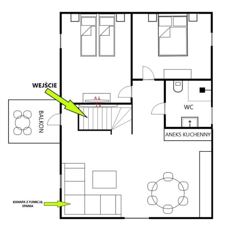 Apartamenty na Blichu - Noclegi Energylandia Zator - Two-Bedroom Suite