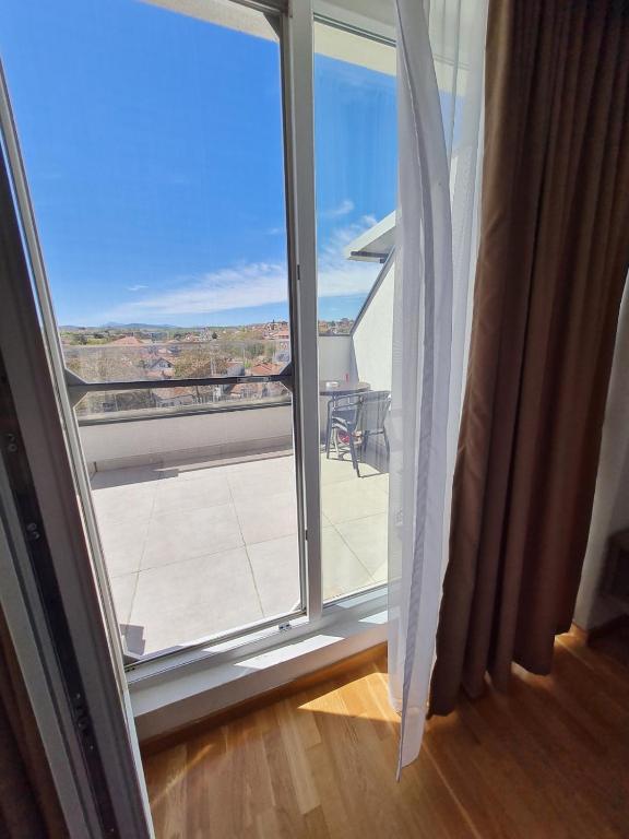 Balkón nebo terasa v ubytování Bojana Apartment Penthouse