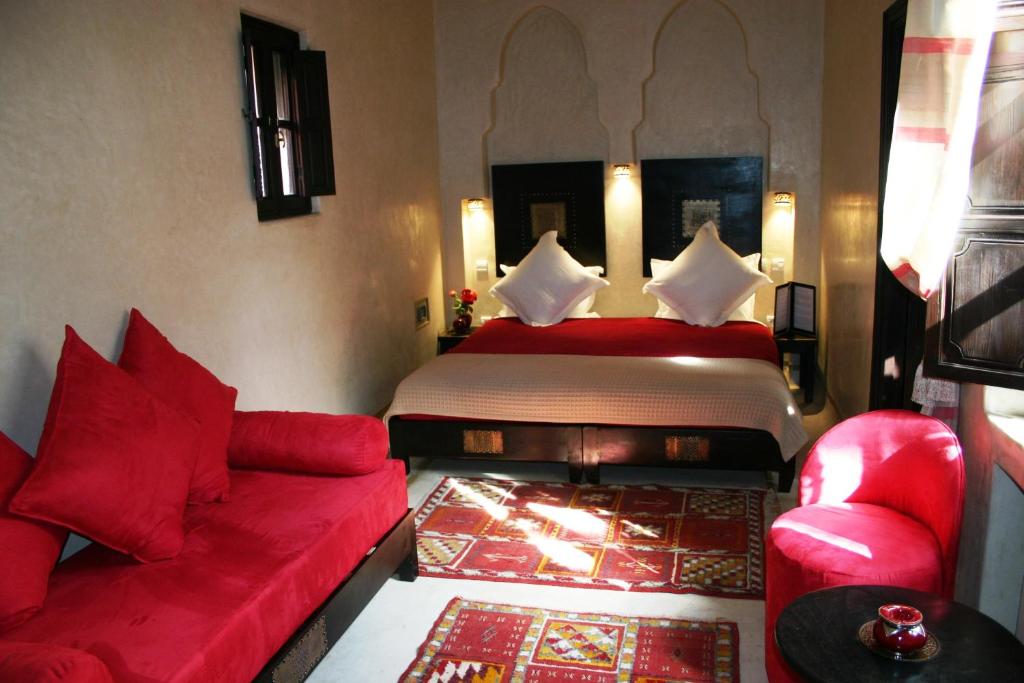 Postel nebo postele na pokoji v ubytování Riad Diana