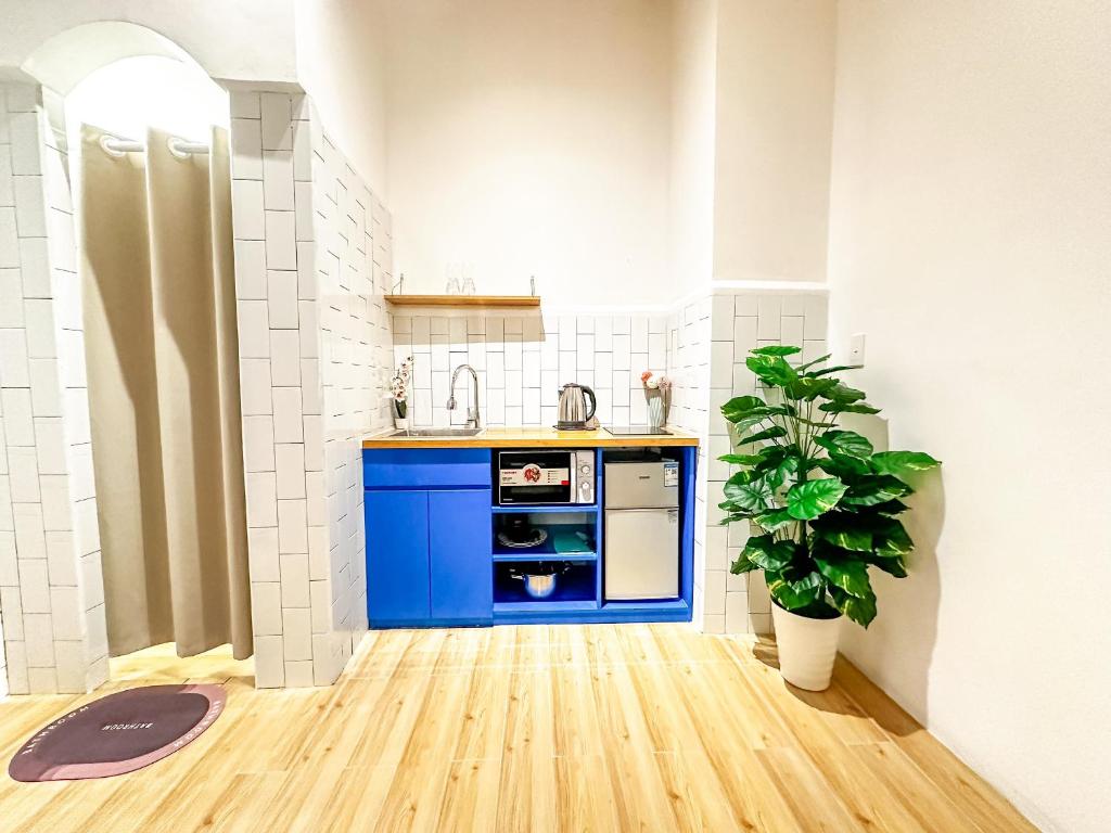 Kuchyň nebo kuchyňský kout v ubytování La Casa Di Dicembre - Nguyễn Như Đổ
