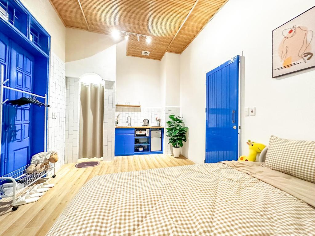 Postel nebo postele na pokoji v ubytování La Casa Di Dicembre - Nguyễn Như Đổ