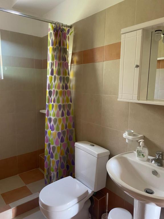 Koupelna v ubytování Tasos Manaritsas Rooms