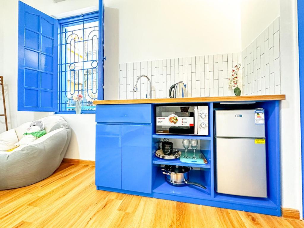 Kuchyň nebo kuchyňský kout v ubytování La Casa Di Dicembre - Nguyễn Như Đổ