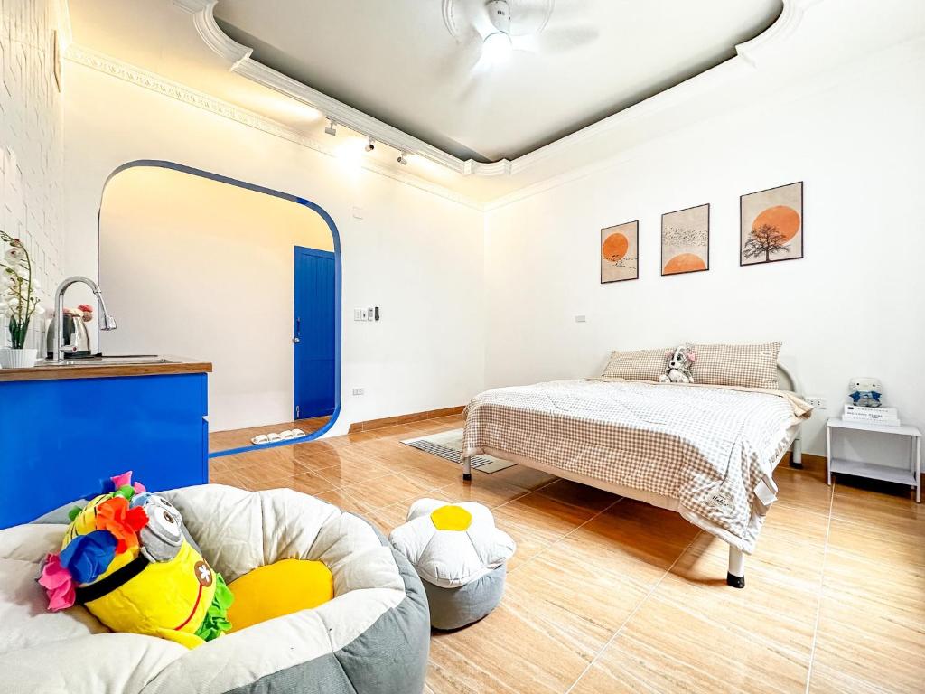 Postel nebo postele na pokoji v ubytování La Casa Di Dicembre - Nguyễn Như Đổ