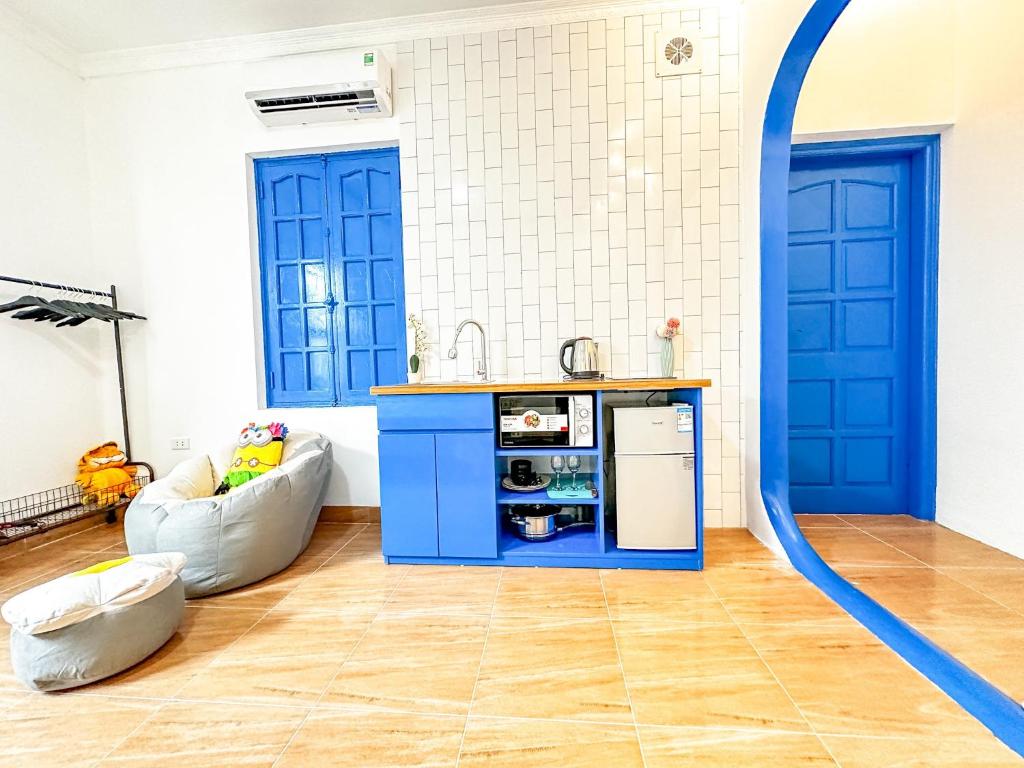 Kuchyň nebo kuchyňský kout v ubytování La Casa Di Dicembre - Nguyễn Như Đổ