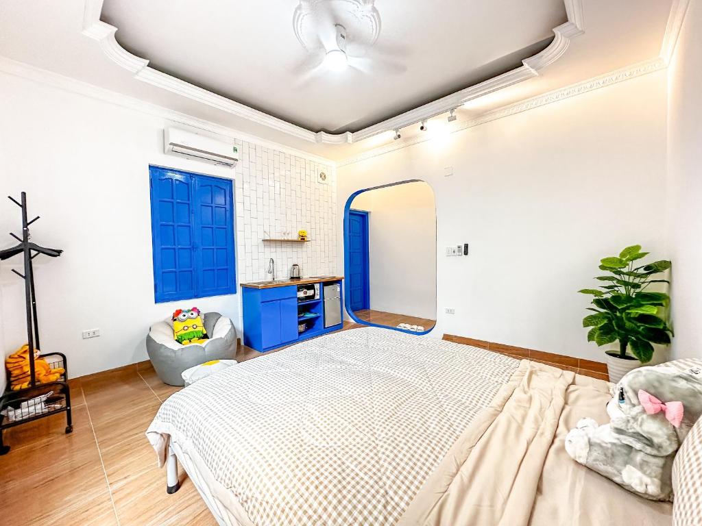 Postel nebo postele na pokoji v ubytování La Casa Di Dicembre - Nguyễn Như Đổ