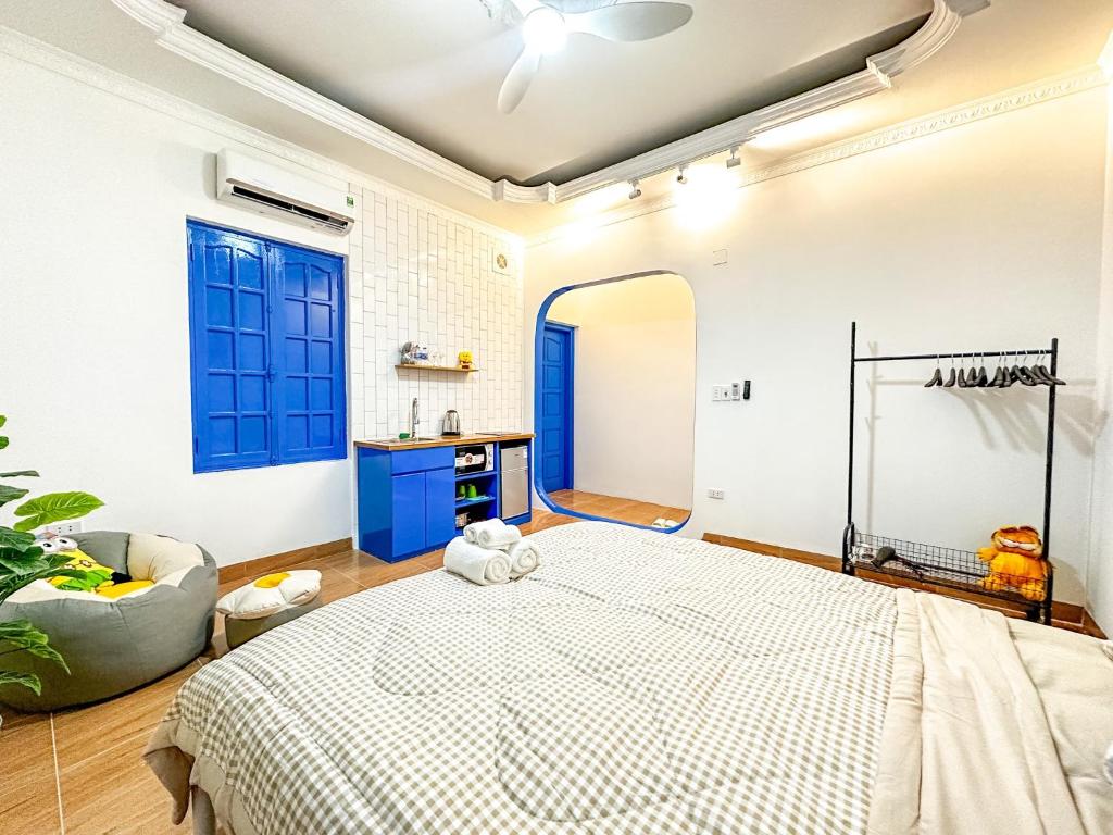Postel nebo postele na pokoji v ubytování La Casa Di Dicembre - Nguyễn Như Đổ