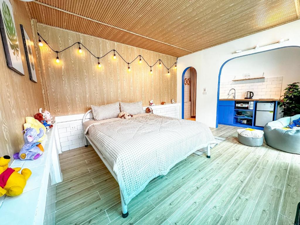 Postel nebo postele na pokoji v ubytování La Casa Di Dicembre - Nguyễn Như Đổ