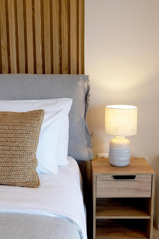 Postel nebo postele na pokoji v ubytování Paradise Villas