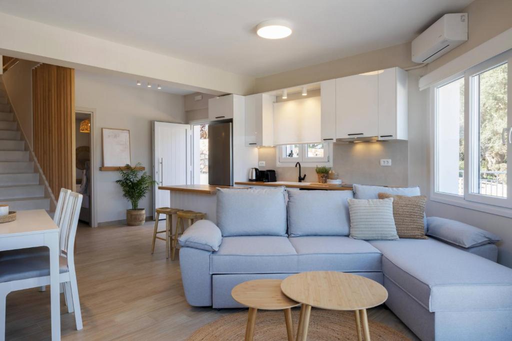 Kuchyň nebo kuchyňský kout v ubytování Paradise Villas