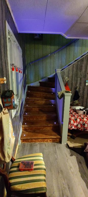Posezení v ubytování B&B Västralandet