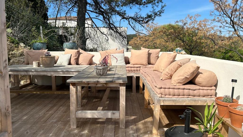 Posezení v ubytování Loft sauna balnéothérapie