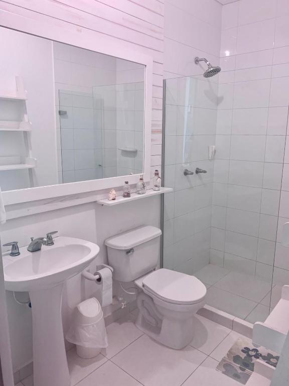 Koupelna v ubytování Apartamento con vista al mar en Coveñas