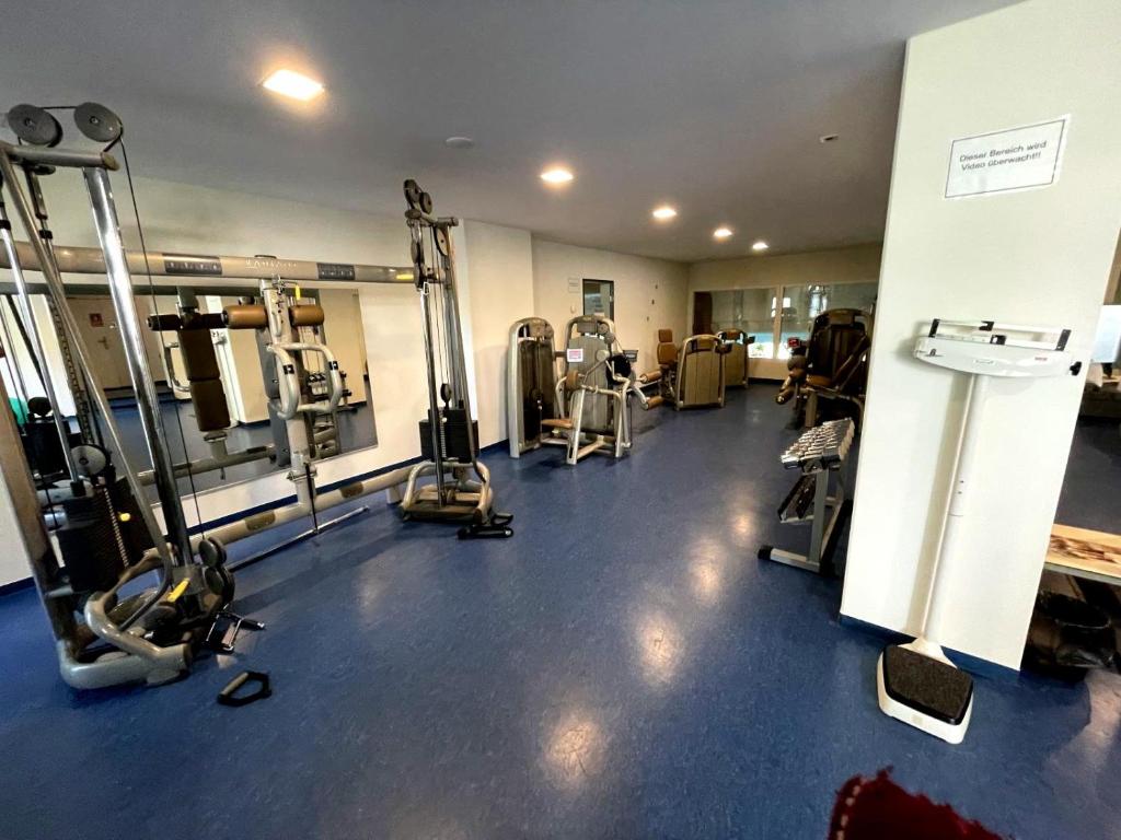 Fitness centrum a/nebo fitness zařízení v ubytování Casa Köstner