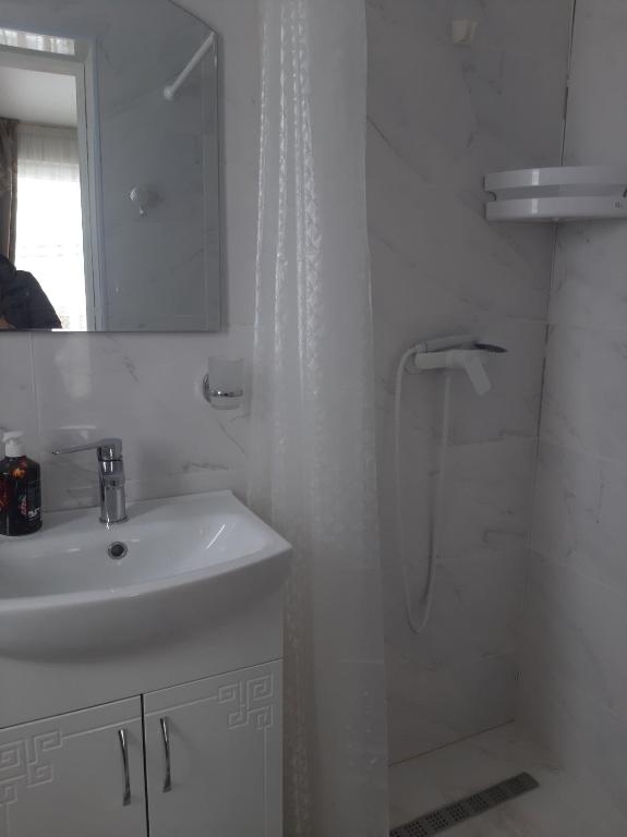 Koupelna v ubytování Sofi