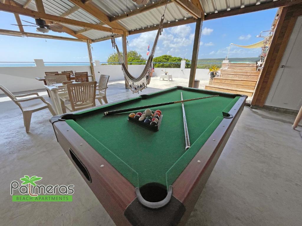 Biliár nebo kulečník v ubytování Palmeras Beach Apartments - Playa Santa