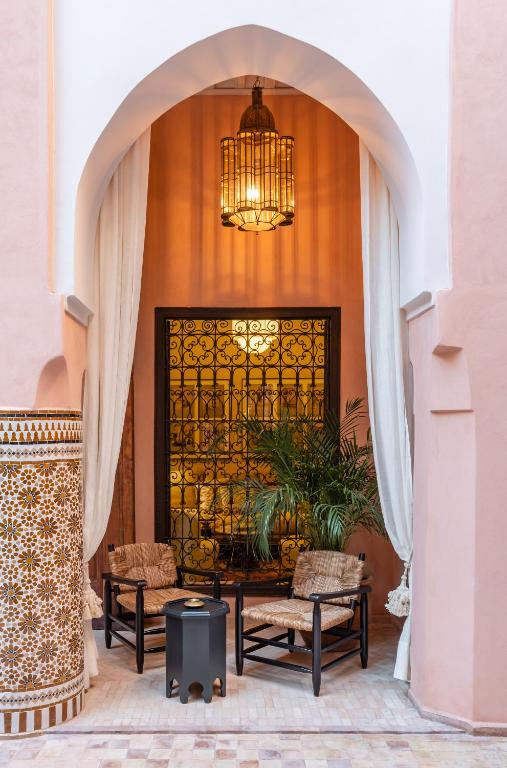 Posezení v ubytování Riad Dar Al Dall - This Time Tomorrow in Marrakech