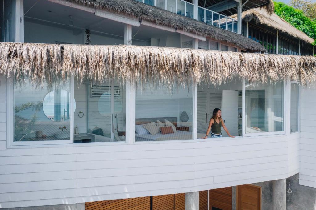 Balkón nebo terasa v ubytování Mahi Mahi Beach Shack And Suites