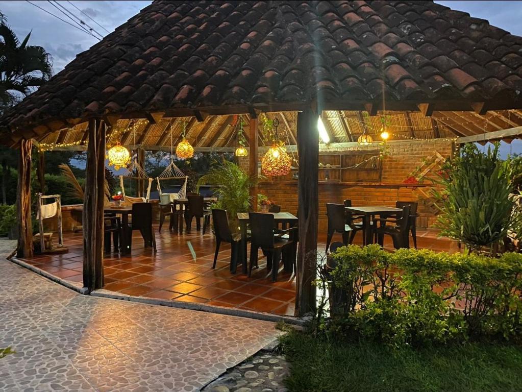 Zahrada ubytování CASA CAMPESTRE VILLA PAULA - Finca