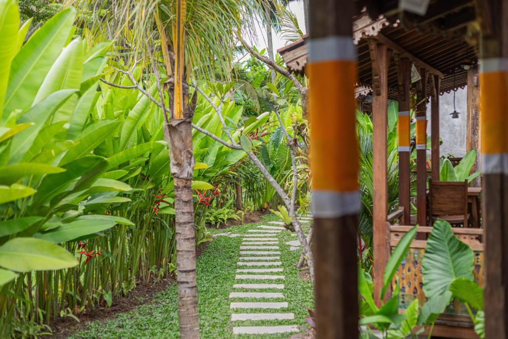 Zahrada ubytování Abian Ubud View