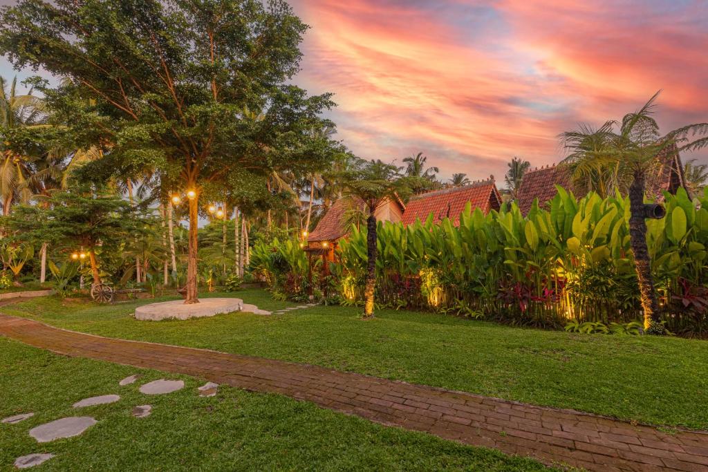 Zahrada ubytování Abian Ubud View