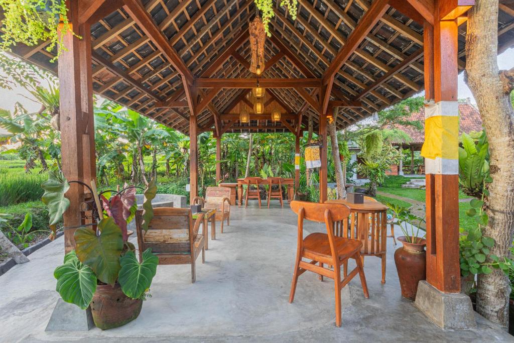 Zahrada ubytování Abian Ubud View