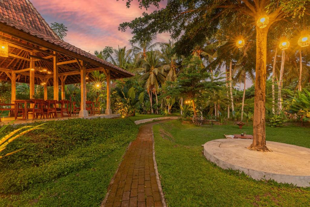 Zahrada ubytování Abian Ubud View