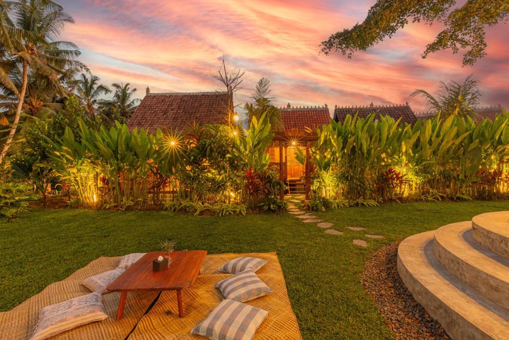 Zahrada ubytování Abian Ubud View