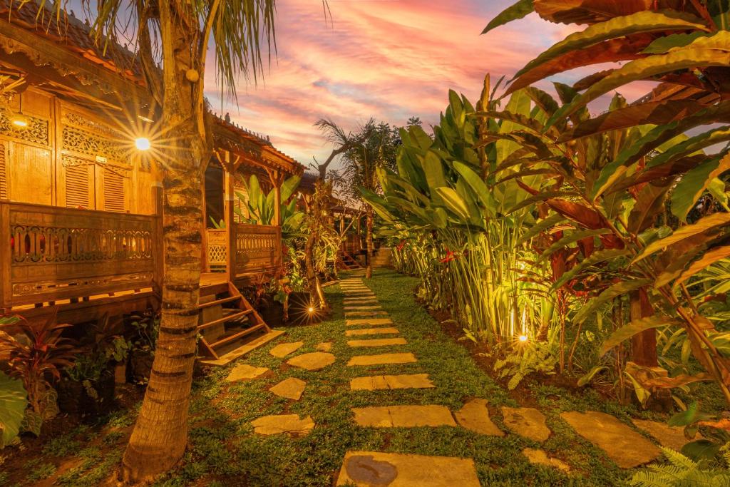Zahrada ubytování Abian Ubud View