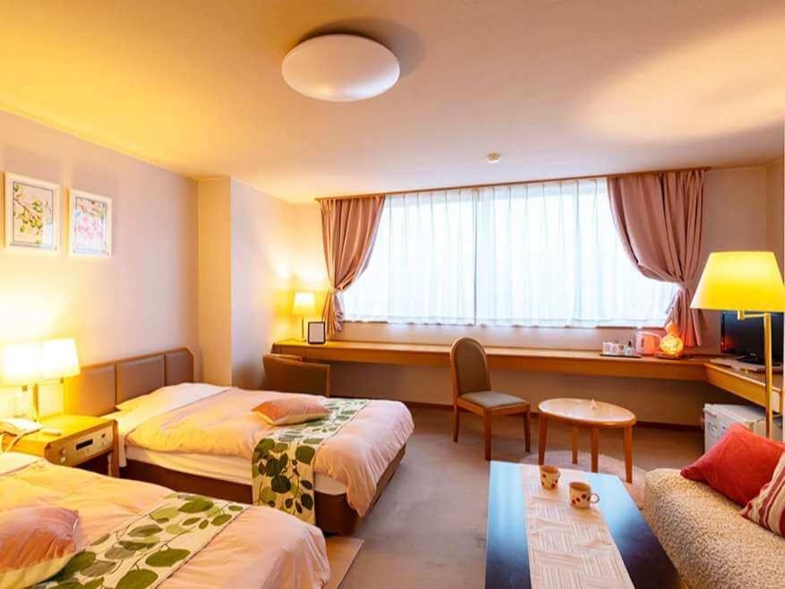 Hotel Symphony Sagae Onsen - Camera Gemella Con Bagno