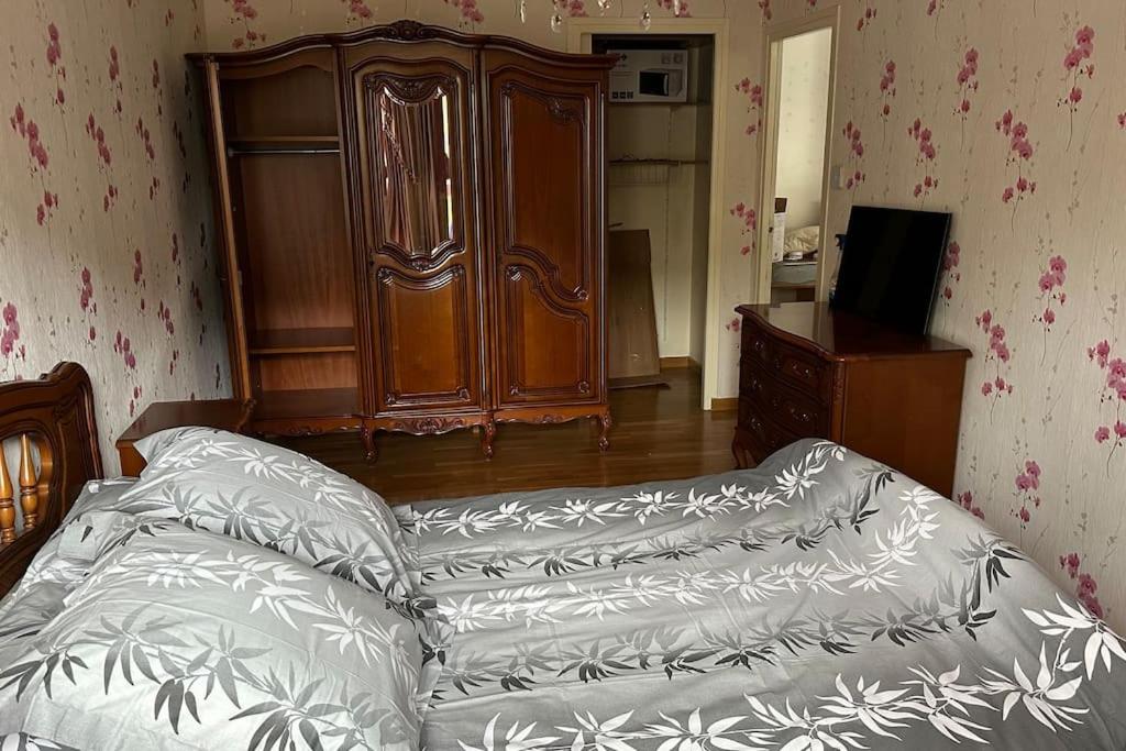 Ein Bett oder Betten in einem Zimmer der Unterkunft Résidence de montagne française