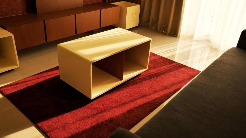 Posezení v ubytování Palms Residence Inn دار النخيل