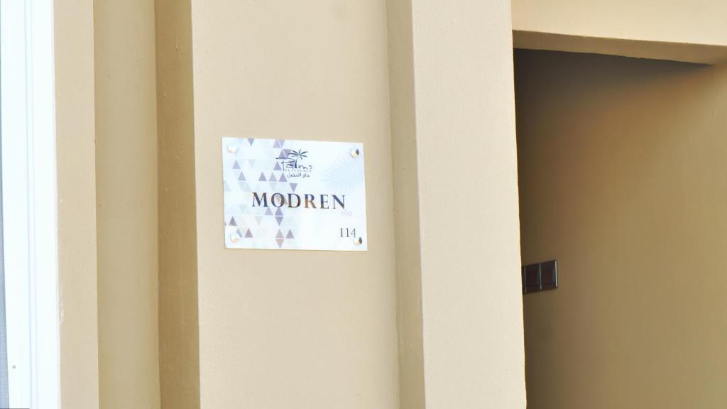Certifikát, hodnocení, plakát nebo jiný dokument vystavený v ubytování Palms Residence Inn دار النخيل