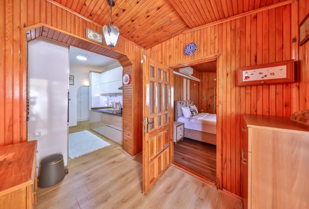Postel nebo postele na pokoji v ubytování Villa Dundar - Kas Apartments