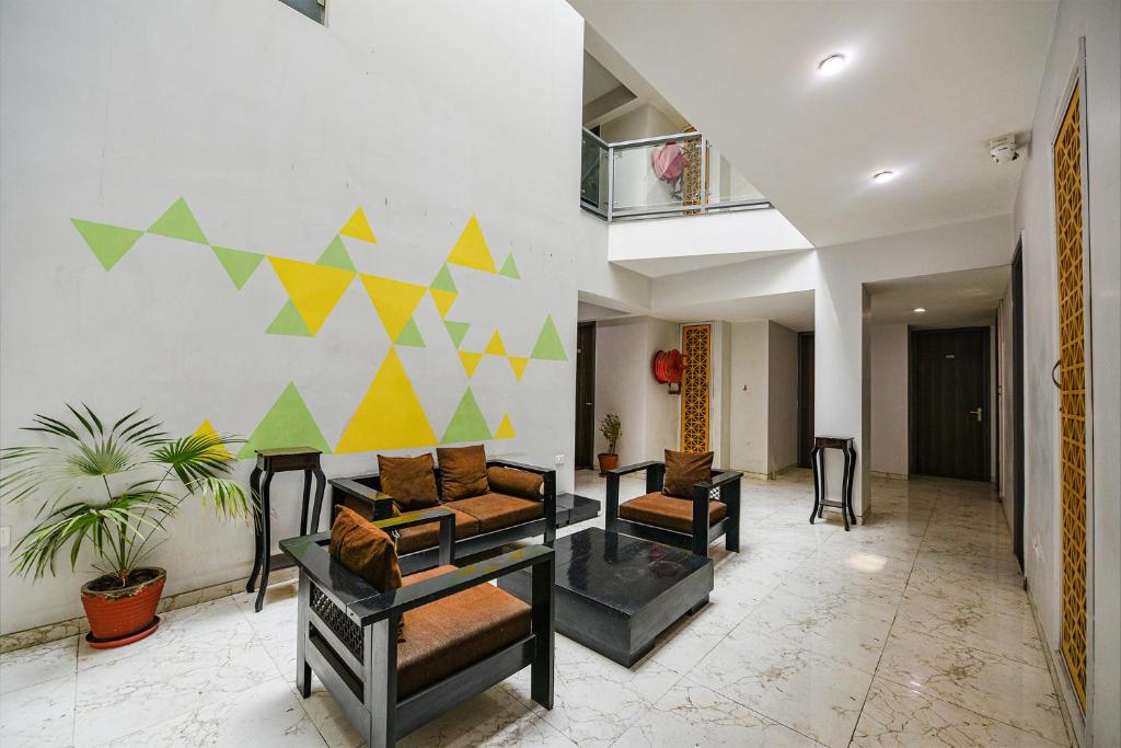 Posezení v ubytování FabHotel Gazelle Inn I