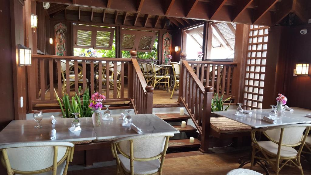Restaurace v ubytování Hosteria del Mar