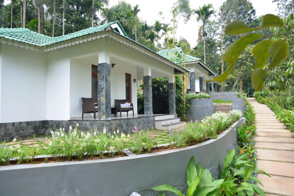 Zahrada ubytování The Woods Resorts Wayanad