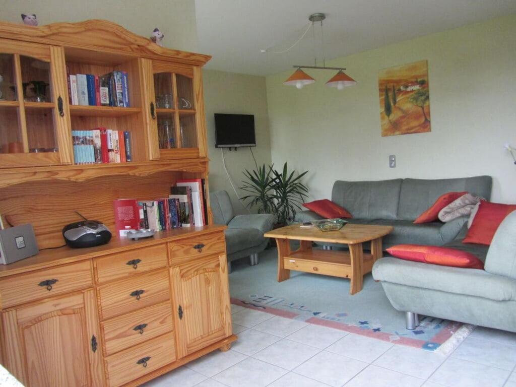 Ruang duduk di Lovely apartment in Monschau