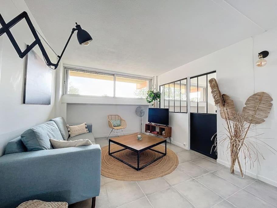 Χώρος καθιστικού στο 3287-Appartement 5 couchages à 300m de la plage