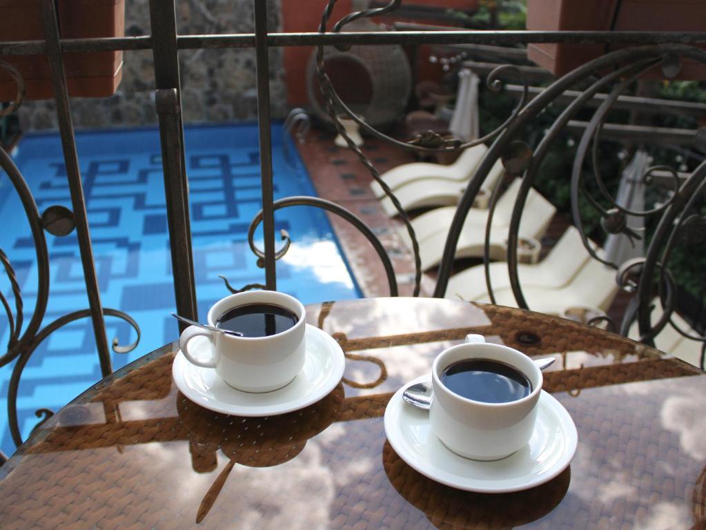 Bazén v ubytování Konyak Hotel nebo v jeho okolí