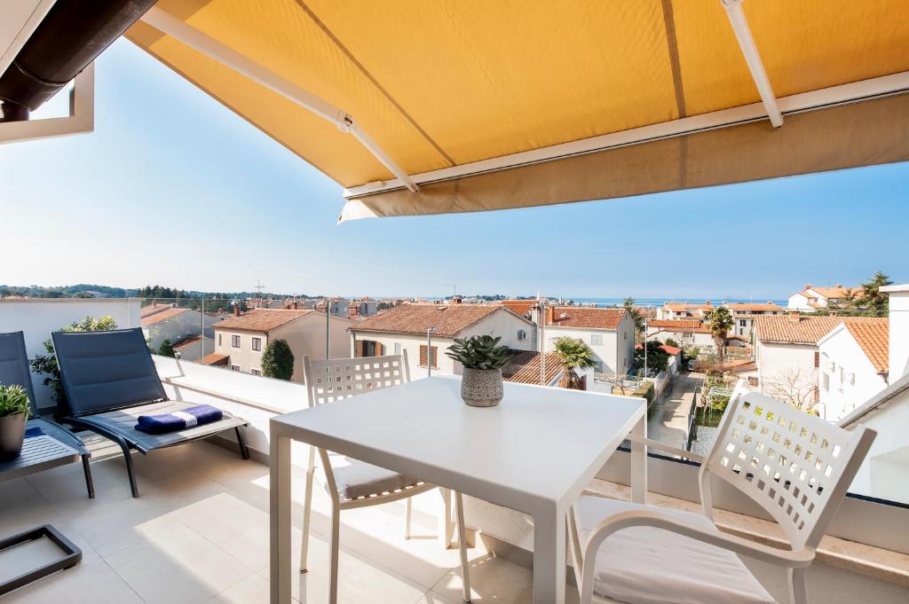 Balkón nebo terasa v ubytování Apartment Lili