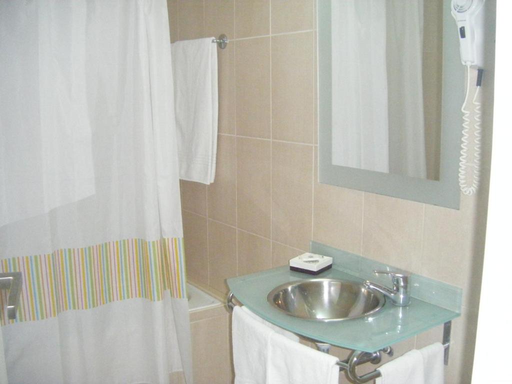Koupelna v ubytování Hotel Beira Mar